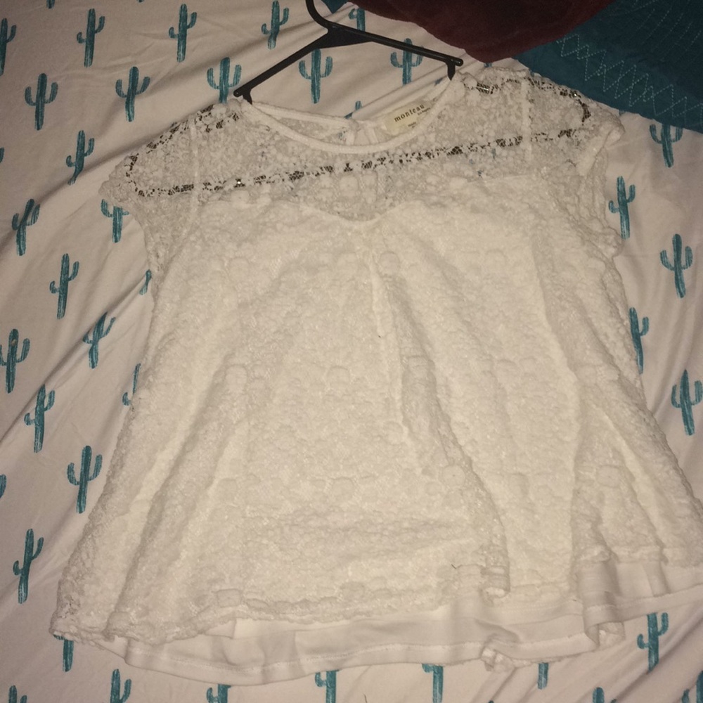 Floral lace top